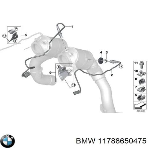 Лямбдазонд, датчик кислорода после катализатора 11788650475 BMW