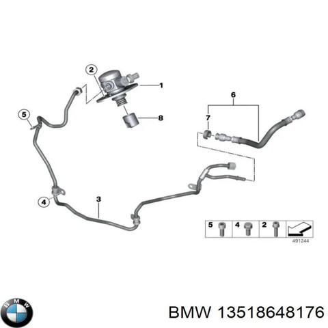 Насос топливный высокого давления (ТНВД) 13518648176 BMW