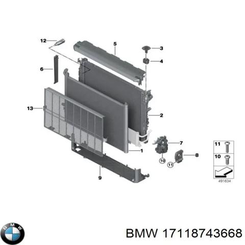Радиатор основной 17118743668 BMW