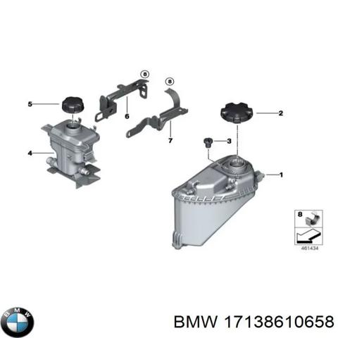  Расширительный бачок 17138610658 BMW