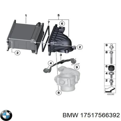 Радиатор интеркуллера 17517566392 BMW