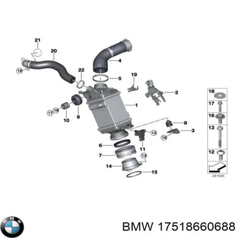 Интеркулер 17518660688 BMW