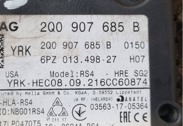 2Q0907685B VAG Датчик контроля мертвой зоны задний купить в Одесса
