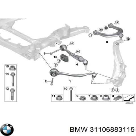 BMW 31106883115 Рычаг передней подвески верхний левый в наличии Винница
