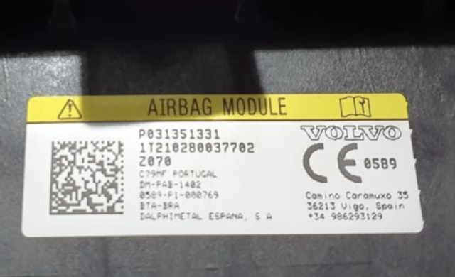 VOLVO 31351331 Подушка безопасности пассажира в наличии Полтава