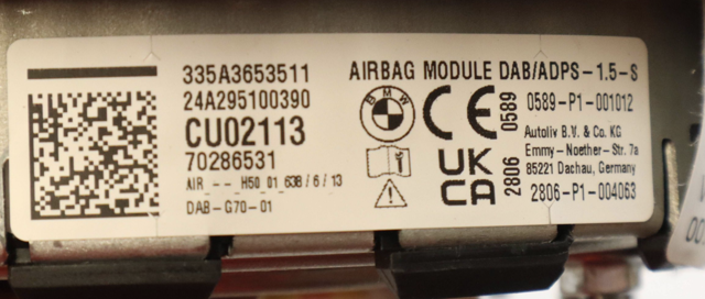 32305A36535 Подушка безопасности (AIRBAG) водительская купить Ровно