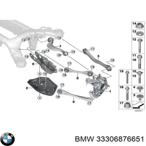 33306876651 BMW Цапфа задняя левая купить в Павлоград
