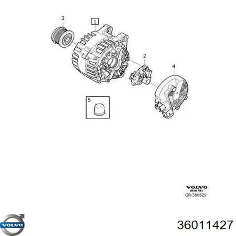 Генератор автомобиля 36011427 VOLVO