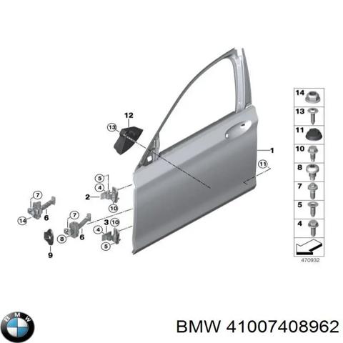 Пассажирская передняя дверь 41007408962 BMW