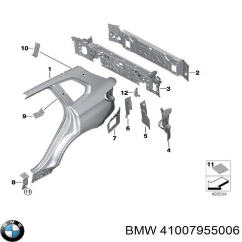 Крыло правое заднее 41007955006 BMW