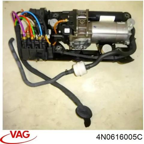 Компрессор пневмоподвески 4N0616005C VAG