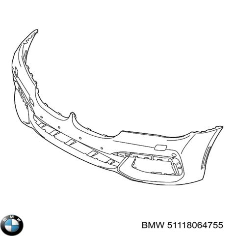 Кожух бампера переднего 51118064755 BMW