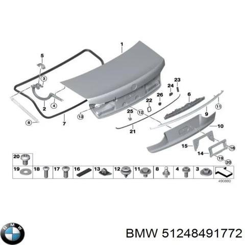 Накладка на багажник 51248491772 BMW