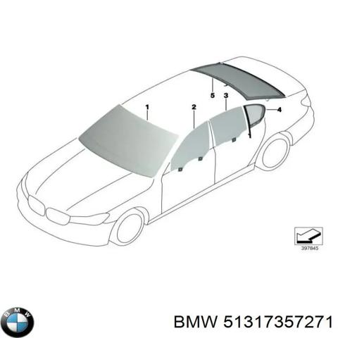 Лобовое стекло 51317357271 BMW