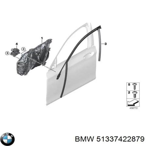Подъемник механический ветрового стекла 51337422879 BMW