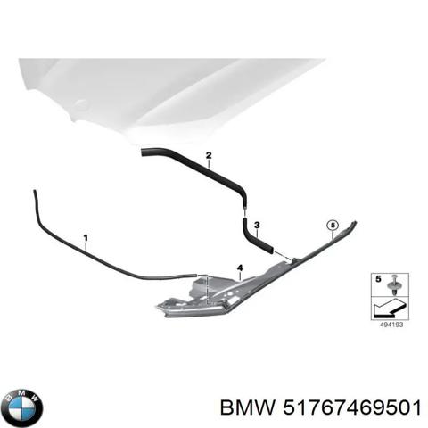 BMW 51767469501 Уплотнитель крыла в наличии Житомир