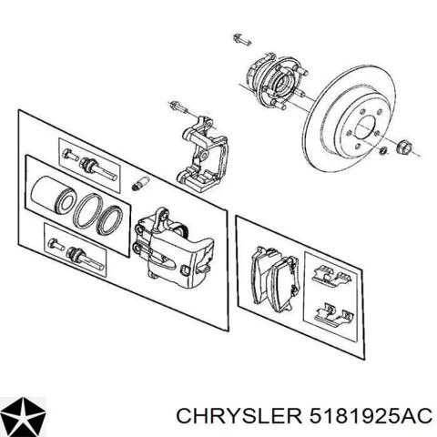 Ступица задняя 5181925AC CHRYSLER