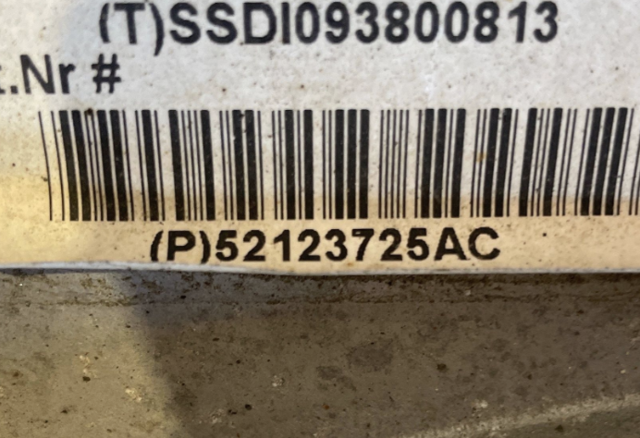 CHRYSLER 52123725AC Раздатка (коробка раздаточная) в наличии Павлоград