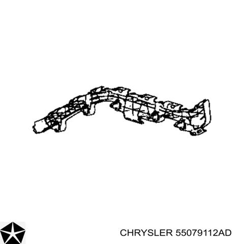 Направляющая заднего бампера, правая 55079112AD CHRYSLER
