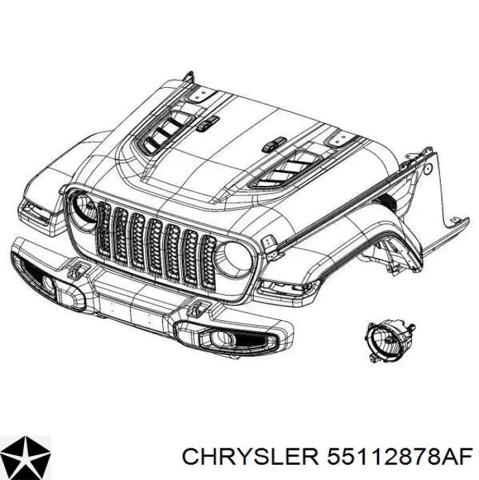 Правая блок фара 55112878AF CHRYSLER