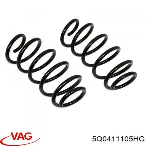 Пружина передняя 5Q0411105HG VAG