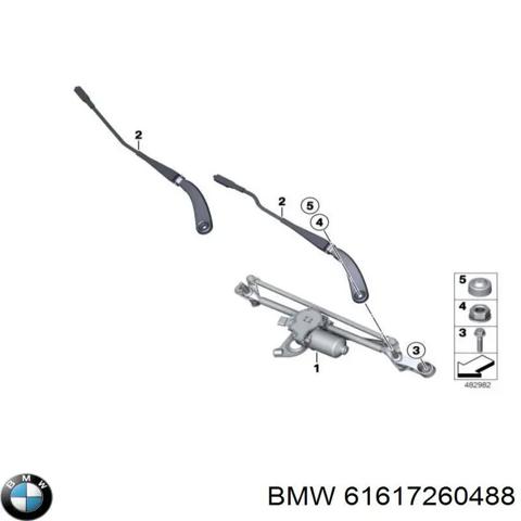 Трапеция стеклоочистителя BMW 3