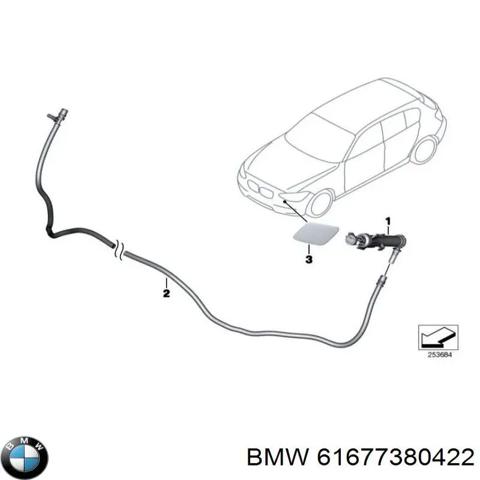 Сопло омывателя фары передней, правой 61677380422 BMW