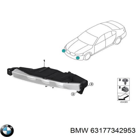 ПТФ левая BMW 7