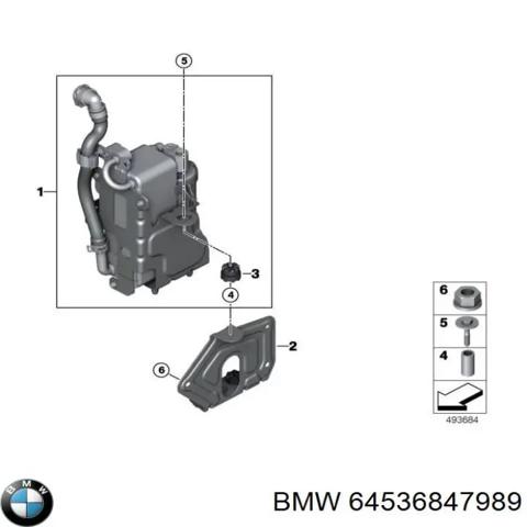 Радиатор охлаждения кондиционера 64536847989 BMW