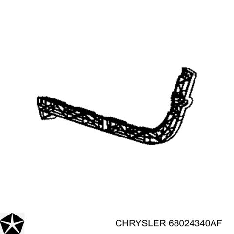 Кронштейн бампера заднего, внешний правый 68024340AF CHRYSLER