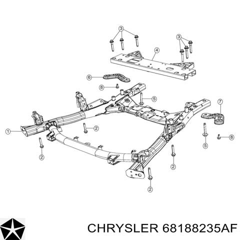Поперечина передней подвески 68188235AF CHRYSLER