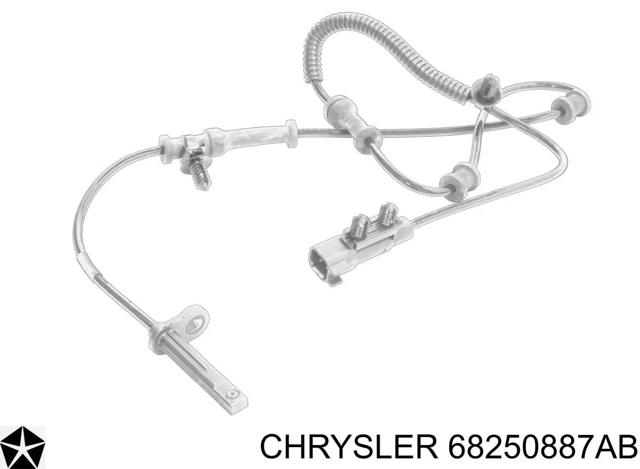 Датчики антиблокировочной системы тормозов 68250887AB CHRYSLER