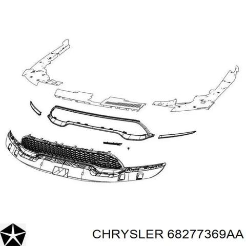 Накладка переднего правого крыла 68277369AA CHRYSLER