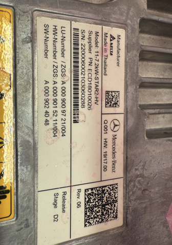 MERCEDES A0009009721 в наличии Каменское