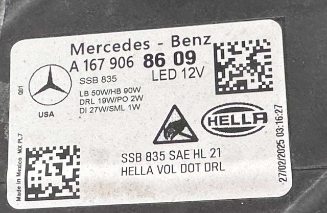 A1679069404 MERCEDES купить в Одесса