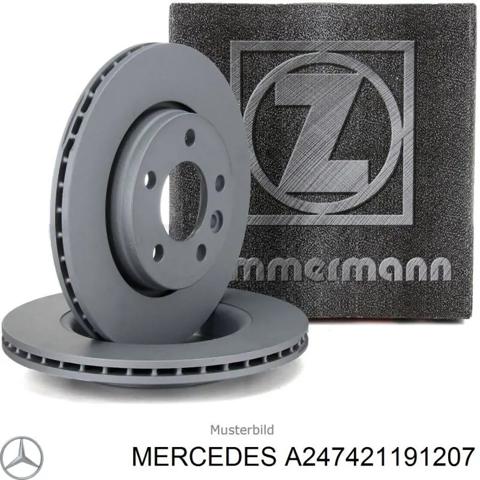 MERCEDES A247421191207 Диск тормозной передний в наличии Чернигов