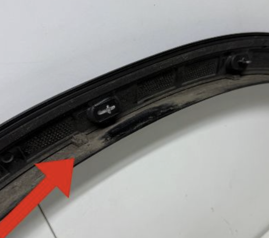 MERCEDES A25488060029999 Расширитель (накладка) арки заднего крыла правый в наличии Запорожье