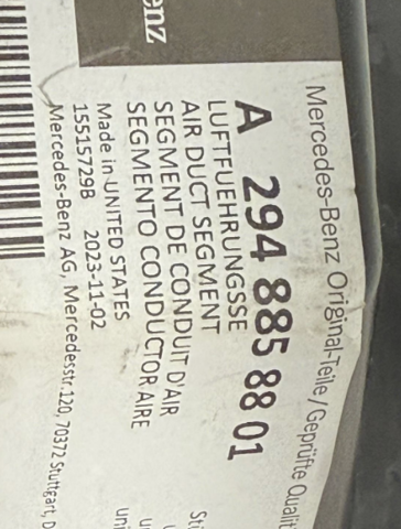 MERCEDES A2948858801 в наличии Каменское