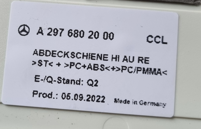 MERCEDES A2976802000 в наличии Черновцы