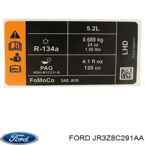 Накладка передней панели (суппорта радиатора) верхняя JR3Z8C291AA FORD