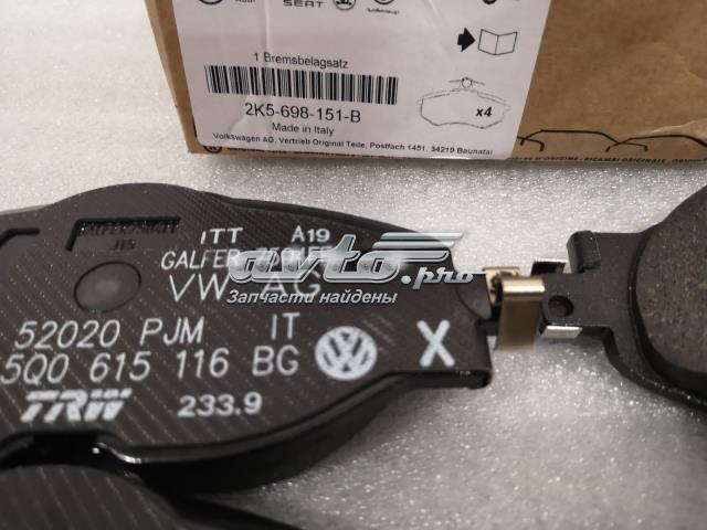 VAG 2K5698151B Передние тормозные колодки в наличии Ужгород