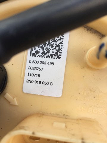 Бензонасос 2N0919050C VAG