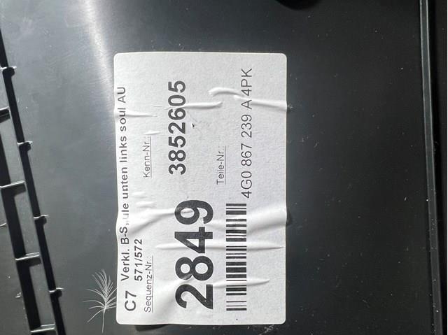 VAG 4G0867239A4PK Обшивка стойки кузова внутренняя средняя нижняя левая в наличии Харьков