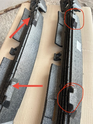 51117385285 Абсорбер (наполнитель) бампера переднего купить Харьков