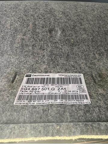 VAG 5G4867501PZA4 Обивка крыши (потолок) в наличии Николаев