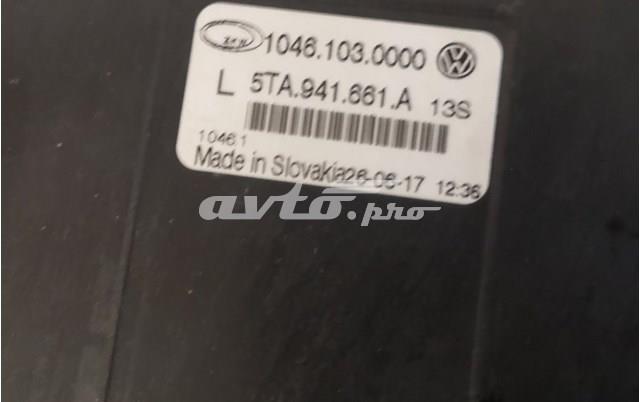 VAG 5TA941661A Фара противотуманная левая в наличии Запорожье