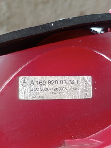 MERCEDES A1698200364 Фонарь задний левый в наличии Николаев