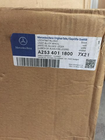 A25340118007X21 MERCEDES Диски колесные литые (легкосплавные, титановые) купить в Киев