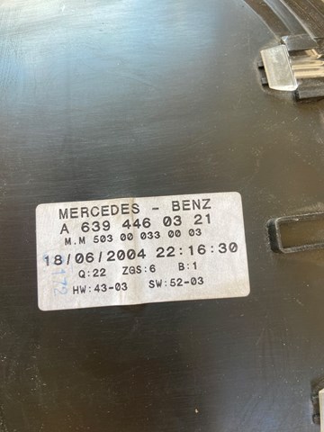 Приборная доска A6394460321 MERCEDES