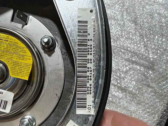 MERCEDES A63946000989B51 Подушка безопасности (AIRBAG) водительская в наличии Одесса